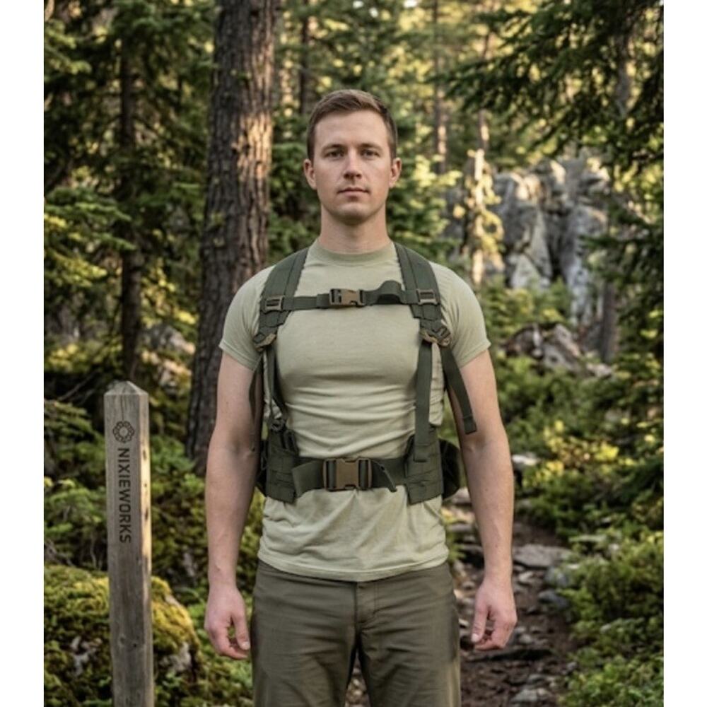 Nixie Rig Lightfighter Rig - Ranger Olive Green Chest Rig, GUC - Picture 3 of 16